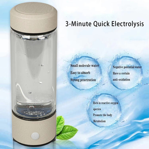 Bouteille d'eau alcaline portable en verre personnalisable, rechargeable par USB, écologique, pour boire directement, idéale comme cadeau - Product Image 6
