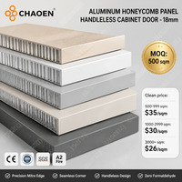 Panneau composite en nid d'abeille d'aluminium ignifuge et imperméable sur mesure, vente en gros d'usine, pour la décoration de hall