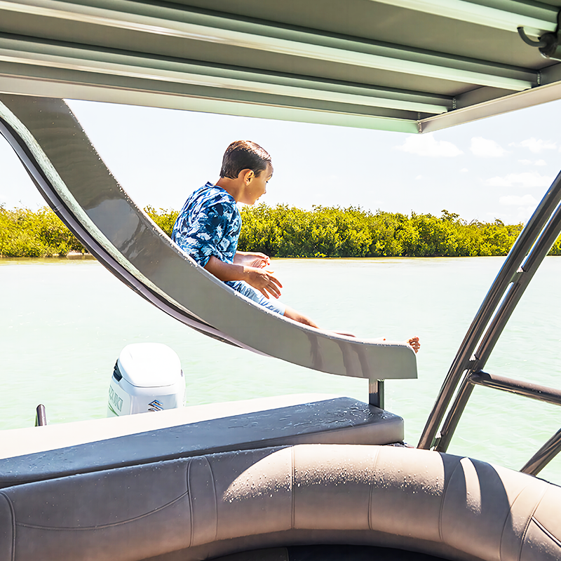 30ft Allhouse Panorama Double-Layer Pontoon with Custom Logo, Upper ...