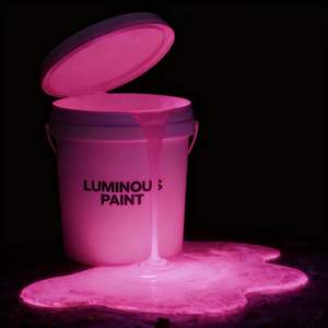 खेल पटरियों के लिए चमकदार चमक-इन-द-डार्क फॉस्फोरोसेंट पेंट, हाथ से चित्रित कला के लिए चमकदार पेंट, और चमक-इन-द-डार्क - Product Image 2