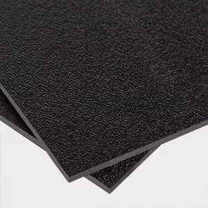 <span class=keywords><strong>Plaque</strong></span> en ABS texturé noir 3 mm, découpe CNC personnalisée, découpe au laser, gravure, <span class=keywords><strong>plaque</strong></span> en plastique antistatique pour la fabrication - Product Image 1