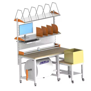 Table de travail avec étagère en <span class=keywords><strong>bois</strong></span> durable pour le travail du <span class=keywords><strong>bois</strong></span>, film de protection pour <span class=keywords><strong>console</strong></span> 2026, montage pratique - Product Image 6
