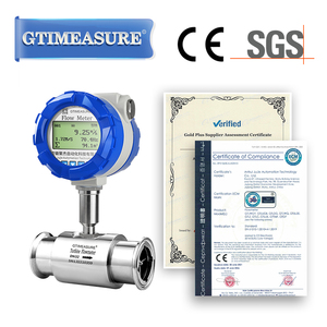 מהדק על טורבינה מד זרימה עבור מים נוזליים שמן אלכוהול דיזל - Product Image 4