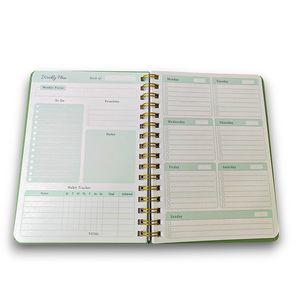 2025 Sản phẩm mới A4/A5 ngân sách kế hoạch tùy chỉnh in ấn chủ đề may ràng buộc Tạp Chí xoắn ốc máy tính xách tay in ấn - Product Image 2