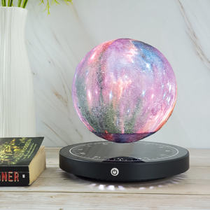 New Design Magic Magnetic Levitation Star LED Lamp Plug-In Power Dimmable Middle Desktop Floating <b>Light</b> Warm White Home <b>Decor</b> - Product Image 3