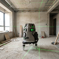 Niveau laser vert professionnel industriel 360° horizontal/vertical avec 2/3/5 lignes – Niveaux laser industriels