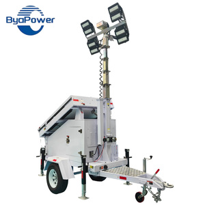 Alta qualità su misura torre solare torri di <span class=keywords><strong>luce</strong></span> Mobile rimorchio con configurazione <span class=keywords><strong>faro</strong></span> Premium illuminazione rimorchio - Product Image 2