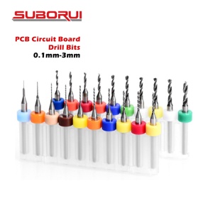 Borui 10 Chiếc Máy CNC Bộ Mũi Khoan Bảng Mạch In PCB <span class=keywords><strong>Mini</strong></span> Mũi Khoan Vi Cacbua Cho Bảng Mạch In Kim Loại - Product Image 3