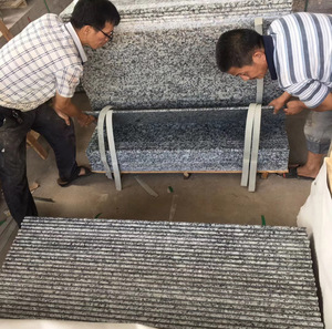 Trong nhà ngoài trời giá rẻ màu xám <span class=keywords><strong>sardo</strong></span> thiết kế chống trượt flamed đánh bóng Granite G602 tấm bước gạch lát sàn - Product Image 2
