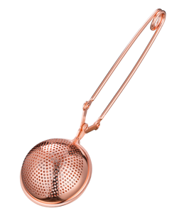 Infusor de té chapado en oro rosa, colador reutilizable de acero inoxidable 304 para accesorios de té de lujo y servicio de cafetería - Product Image 6