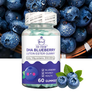 Oem/Odm Best Verkopende 7d Yem Dha Bosbessen Luteïne Ester Gummy Voedingssupplement 60 Gummies - Product Image 6