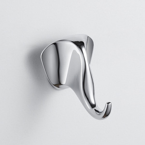 Crochets muraux en acier inoxydable brossé doré pour vêtements, animaux et éléphants - Product Image 4