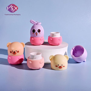 Yueshunxing Tùy Chỉnh Kid Động Vật Hình Dạng Độc Đáo 6G Dễ Thương Mini Packagingtubes Rỗng Nhựa Bóng Hình Dạng <span class=keywords><strong>Lip</strong></span> <span class=keywords><strong>Balm</strong></span> <span class=keywords><strong>Container</strong></span> Với Lỗ - Product Image 1