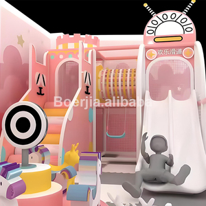 Equipo de juegos interior seguro, no tóxico y suave para niños, con parque de trampolines y temática oceánica para hoteles y resorts de aventura. - Product Image 5
