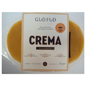 Plats végétaux à la crème de citrouille de marque espagnole fiable, emballés sous vide, stockage réfrigéré, durée de conservation de 50 jours, repas bien équilibré - Product Image 2