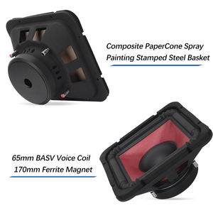 YFH-1400 Zeming 10 "Sub <span class=keywords><strong>Square</strong></span> doppia bobina vocale Subwoofer 400 watt RMS 4 ohm altoparlante per bassi per auto Subwoofer quadrato - Product Image 4