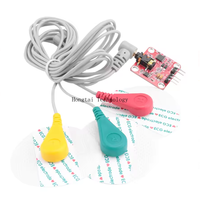Capteur de signal analogique électrique musculaire AF95 Acquisition duino Module de développement EMG de circuit bioélectronique