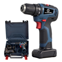 Kit de perceuse électrique portable à batterie lithium-ion YIZHIHANG, pour l'entretien domestique et la menuiserie