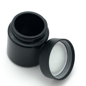 Cannacoast-Frascos herméticos de vidrio negro resistentes a los niños 1oz 2oz 3oz 4oz Almacenamiento de plástico para embalaje de concentrado de flores de hierbas secas - Product Image 5