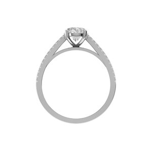 Anillo de Diamante de Corte Ovalado Cultivado en Laboratorio de Estilo Moderno, Plata 925, Anillos de Oro de 9kt, 14kt, 18kt para Joyería Femenina, Anillos de Compromiso - Product Image 5
