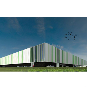 Gable Khung ánh sáng kim loại xây dựng đúc sẵn công nghiệp Kết Cấu Thép kho để bán - Product Image 3