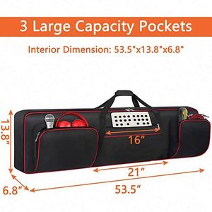 BSCI Factory Custom Heavy Duty Piano <b>Organizer</b> Case Large Fashion Soft Lightweight Waterproof Gig Bag <b>Electronic</b> Piano Keyboard - Product Image 5