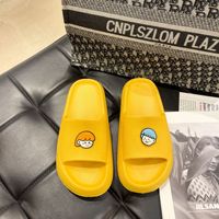 YT 2025 vente en gros plate-forme pantoufles pour les femmes à porter nouvel été Net rouge mode mignon Le Tong ménage sandales plates