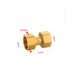 Adaptador de Unión de Latón Personalizado de 1/2, 3/4 y 1.2 Pulgadas - Conexión de Tubería de Agua con Rosca Macho/Hembra - Product Image 2