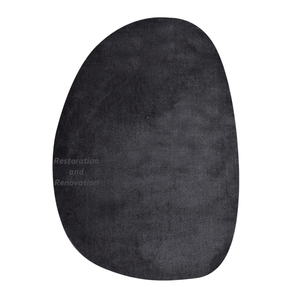 Tapis d'intérieur modernes faits à la main en laine douce et brillante, couleur unie, très résistants, taille personnalisable pour la maison et le bureau - Product Image 1