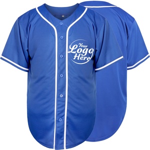 T-shirt blanc boutonné à manches courtes en jersey de baseball uni de style vintage hipster - Product Image 4
