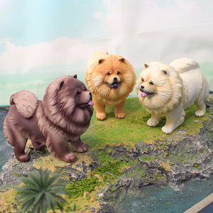 Juguete Educativo para Niños, Modelo de Animal de Simulación, <span class=keywords><strong>Chow</strong></span> <span class=keywords><strong>Chow</strong></span>, Oso, Perro, Mascota, Figura Realista de Perro, Decoración - Product Image 5