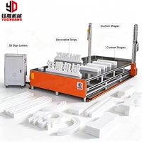 Máquina de Corte Automática CNC de 4 Ejes para Espuma EPS 2D/3D con Precisión de 0.1 mm y Funciones de Alta Seguridad para la Industria Publicitaria
