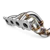 Collecteur d'échappement SUS304 soudé TIG à longueur égale 4-1 Racing pour Ford Fiesta MK7 1.6L Duratec Ti-VCT 2008-2013