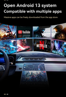 Boîtier Android 13 CarPlay AI 2 Go + 16 Go avec adaptateur sans fil pour CarPlay filaire d'origine, Plug and Play