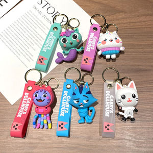 Llavero 3D <span class=keywords><strong>de</strong></span> dibujos animados <span class=keywords><strong>de</strong></span> <span class=keywords><strong>Gabby</strong></span>'s Dollhouse, colgante <span class=keywords><strong>de</strong></span> plástico al por mayor, llavero para coche, adorno para mochila escolar, <span class=keywords><strong>accesorios</strong></span> para bolsos <span class=keywords><strong>de</strong></span> niños - Product Image 3