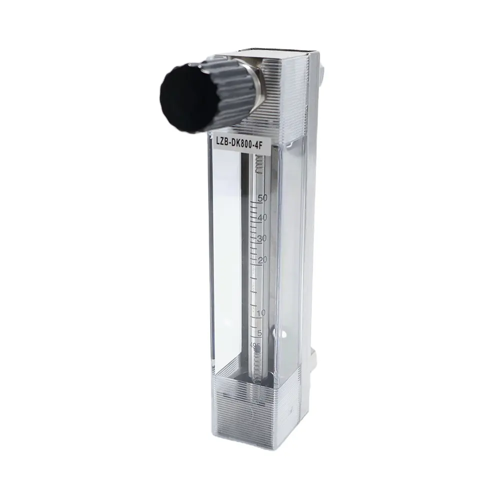 مقياس تدفق الزجاج الدوار مع صمام تحكم لمقياس تدفق المياه/الهواء/الغاز الصغير العائم