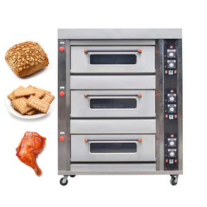 Horno de Horno Industrial Para Pizza a Gas, equipo de cocina y panadería, 4 cubiertas - Product Image 1