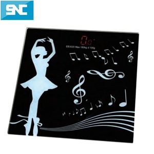 Básculas de alta precisión Báscula de grasa corporal negra Báscula electrónica de grasa corporal de pesaje inteligente de IMC digital - Product Image 3