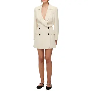 Tailor Made Custom Oem Formal Dress and Jacket Suits For Women Ladies Official Dress Suits With Blazer