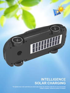 "<strong>Car</strong> Style Solar-Charging <strong>Bluetooth</strong> <strong>Speaker</strong> with Plastic Cabinet &amp; Battery Power - Product Image 3
