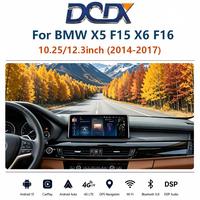 Snapdragon 665/685 untuk BMW X5 X6 F15 F16 (2014-2017) NBT/EVO 10.25"/12.3" Audio Mobil, Multimedia CarPlay & Android Auto Head Unit