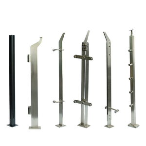 304 thép không gỉ cột hiện đại trang trí nội thất tay vịn cho trung tâm mua sắm lan can kỹ thuật cầu thang cột lan can - Product Image 5