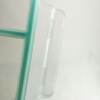 High Boro silicate Premium Glas Lebensmittel Vorrats behälter Mikrowellen geeignetes luftdichtes Rechteck fach Multifunktion ales geschnitztes Design