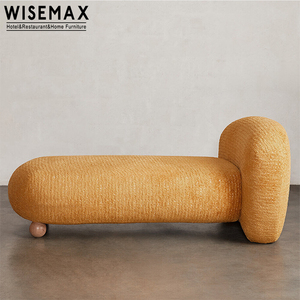 WISEMAX-muebles de diseño para el hogar, sofás modernos de tela reclinable, patas de madera, Diván, salón, <span class=keywords><strong>cama</strong></span> para dormitorio, hotel - Product Image 3