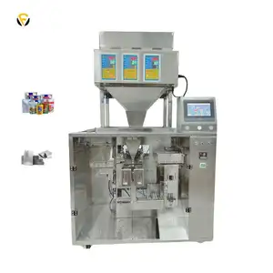 Automatic Dry Buds Flower leaves Zipper Mylar Bag Packing Filling Sealing Machine