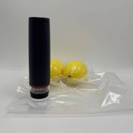 40kPa Portable Handheld Vacuum Sealer with USB Charging & Reusable BPA-Free Bags for Food Preservation