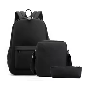 กระเป๋าเป้สะพายหลังมาร์ชเมลโล่ฮิปฮอปแบบซับลิเมชันเครื่องชาร์จ USB แบบเรืองแสงชุดกระเป๋านักเรียนกันขโมยแบบกำหนดเองมีซิปโพลีเอสเตอร์ซับใน - Product Image 1