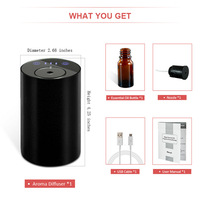 Nébuliseur d'huiles essentielles portable sans eau, USB et sans fil, pour voiture électrique mini 2026, idéal pour hôtels et centres de bien-être