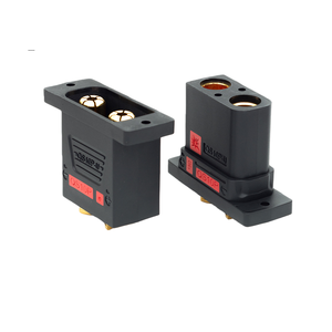 Conector Antichispas QS10P-U con Placa de Montaje con Bloqueo, Enchufe de Alta Corriente de 130A-180A para Baterías de Drones FPV y Modelos de Aviación - Product Image 1