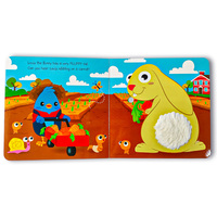 Libro de sonido educativo personalizado de alta calidad para niños con impresión de libro táctil y táctil, libro ilustrado de aprendizaje